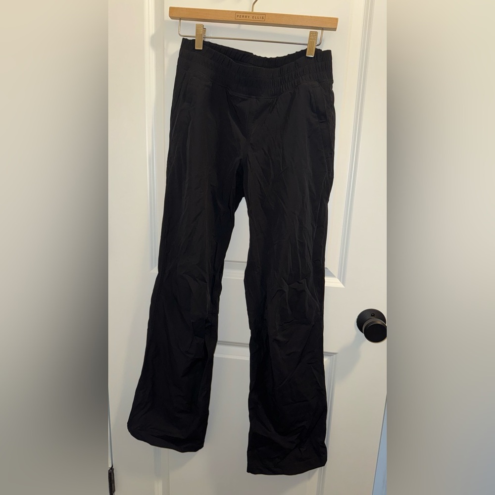Lululemon Black Lined Pants Size 6